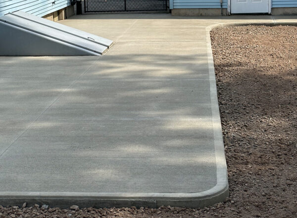 concrete patio