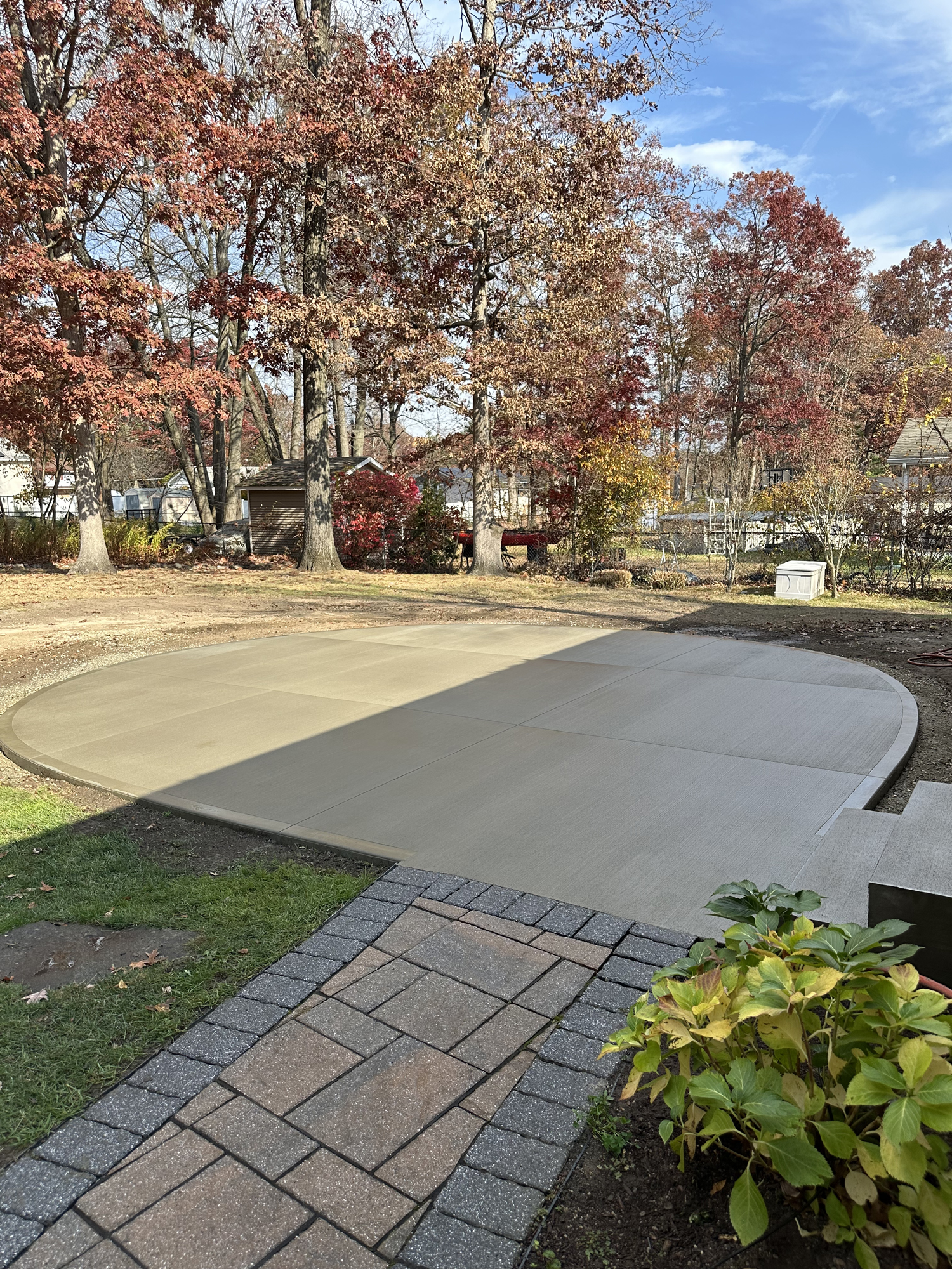 broom finished concrete