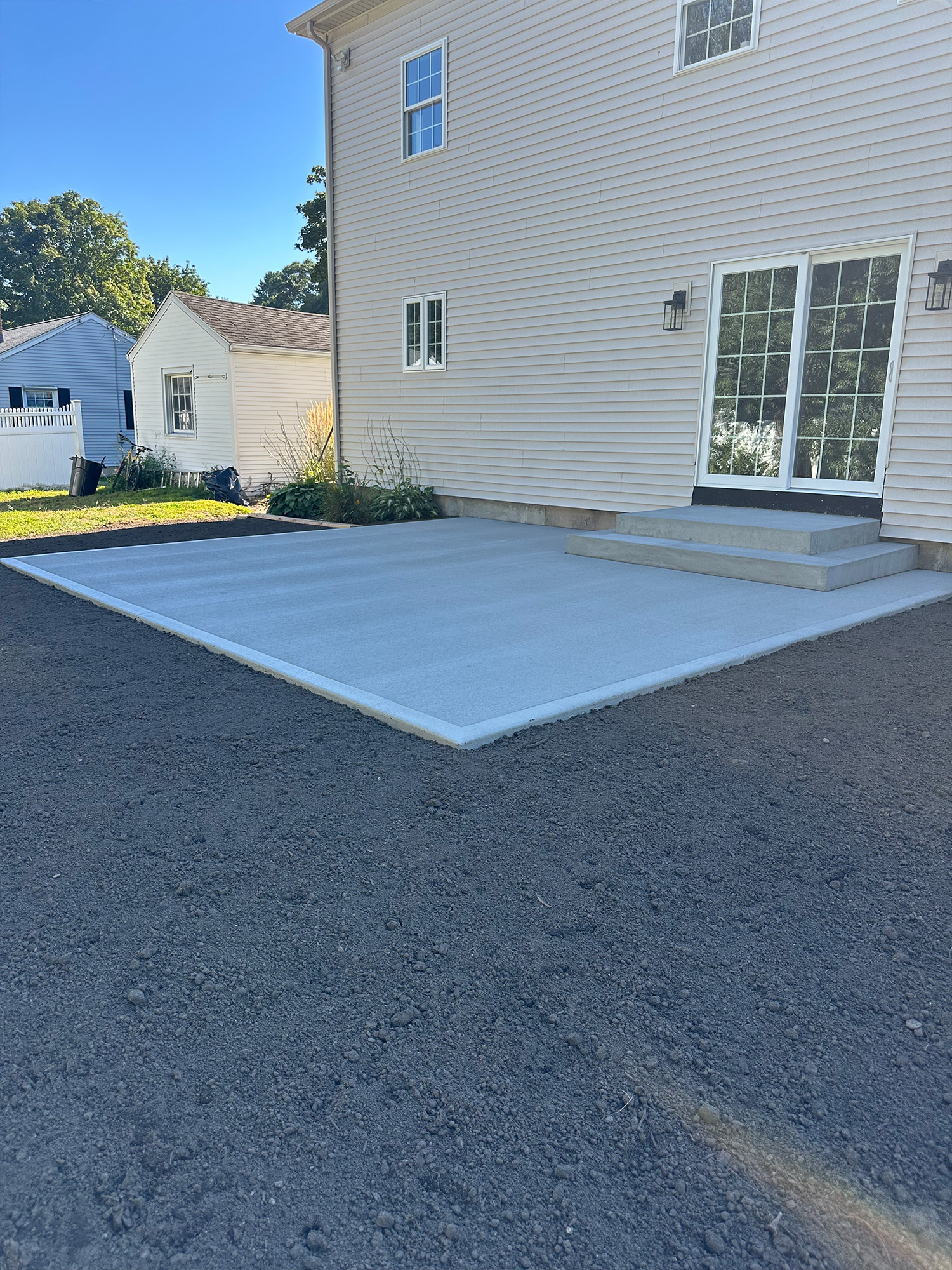 broom finished concrete